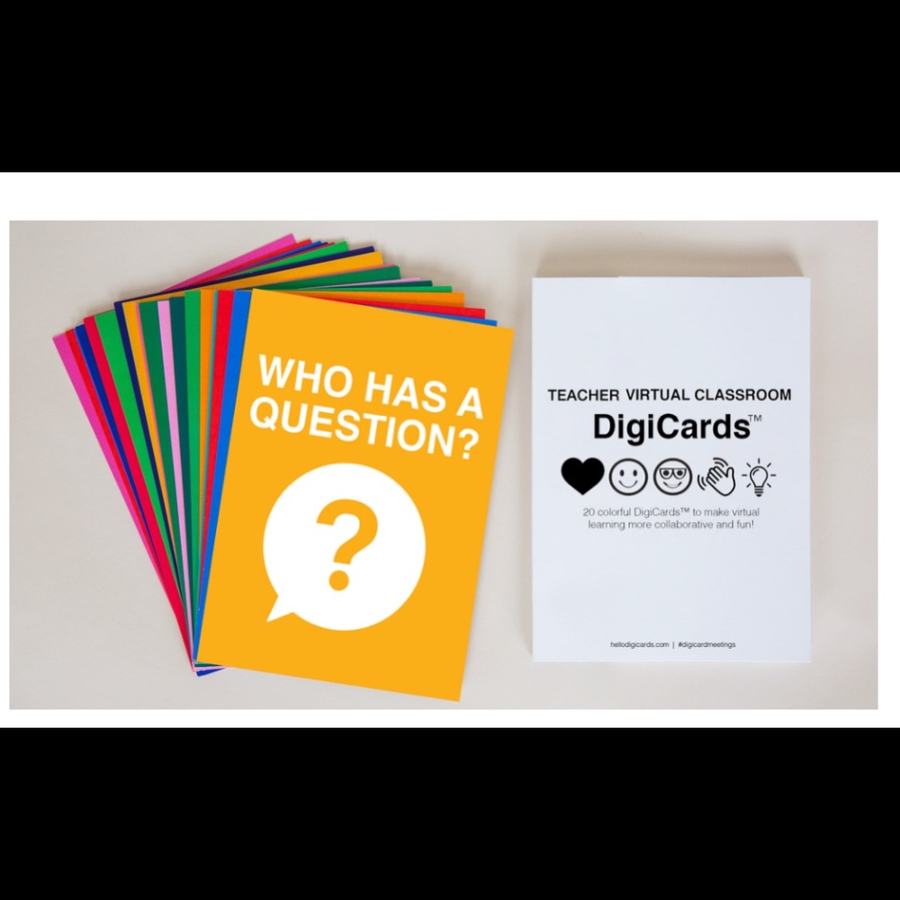 Digicards Teacher Pack Virtual Classroom Learning